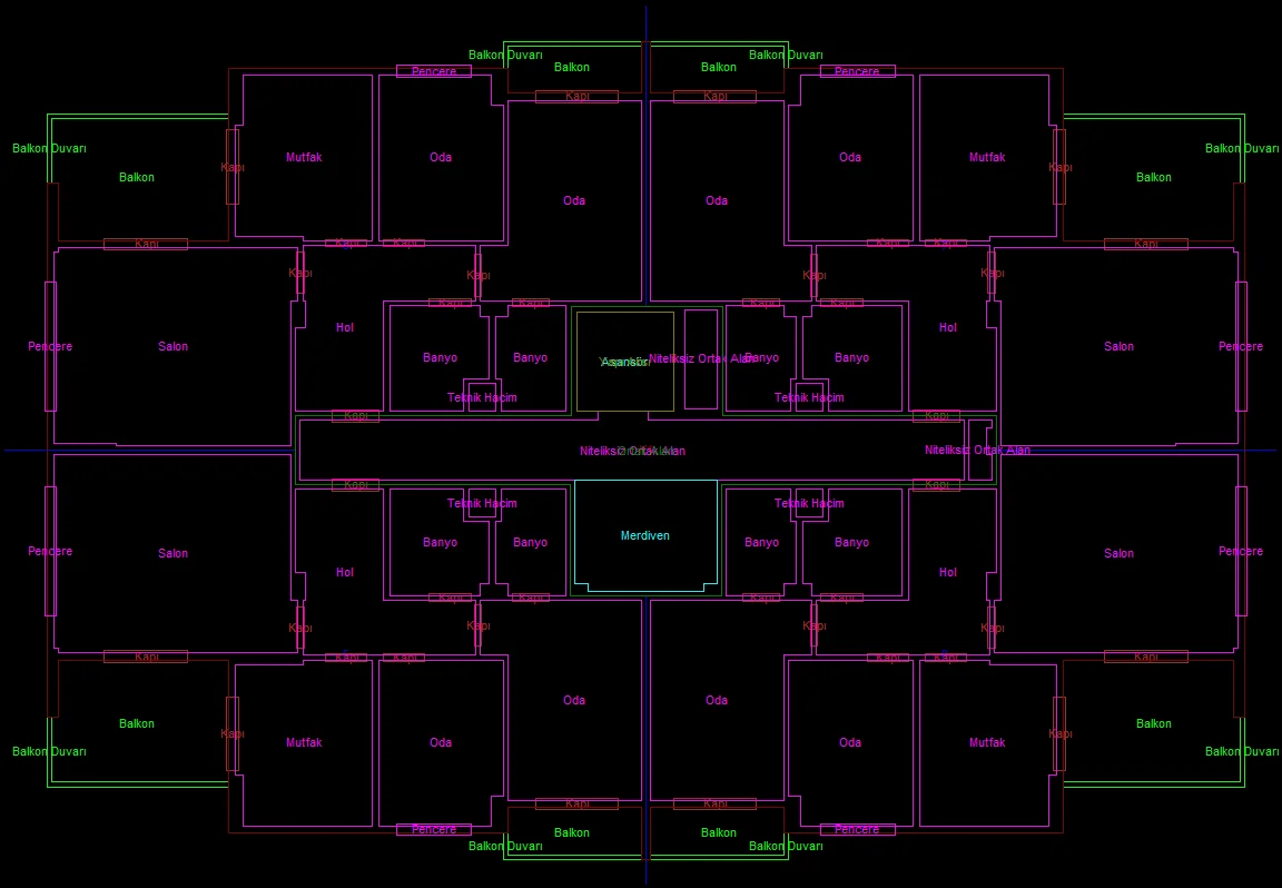 3 Boyutlu (3B) Sayısal Yapı Modeli Üretimi, Türkiye Genelinde TKGM Standartlarında Dijital Bina Üretim Rehberine Tam Uyumlu CityGML Üretimi