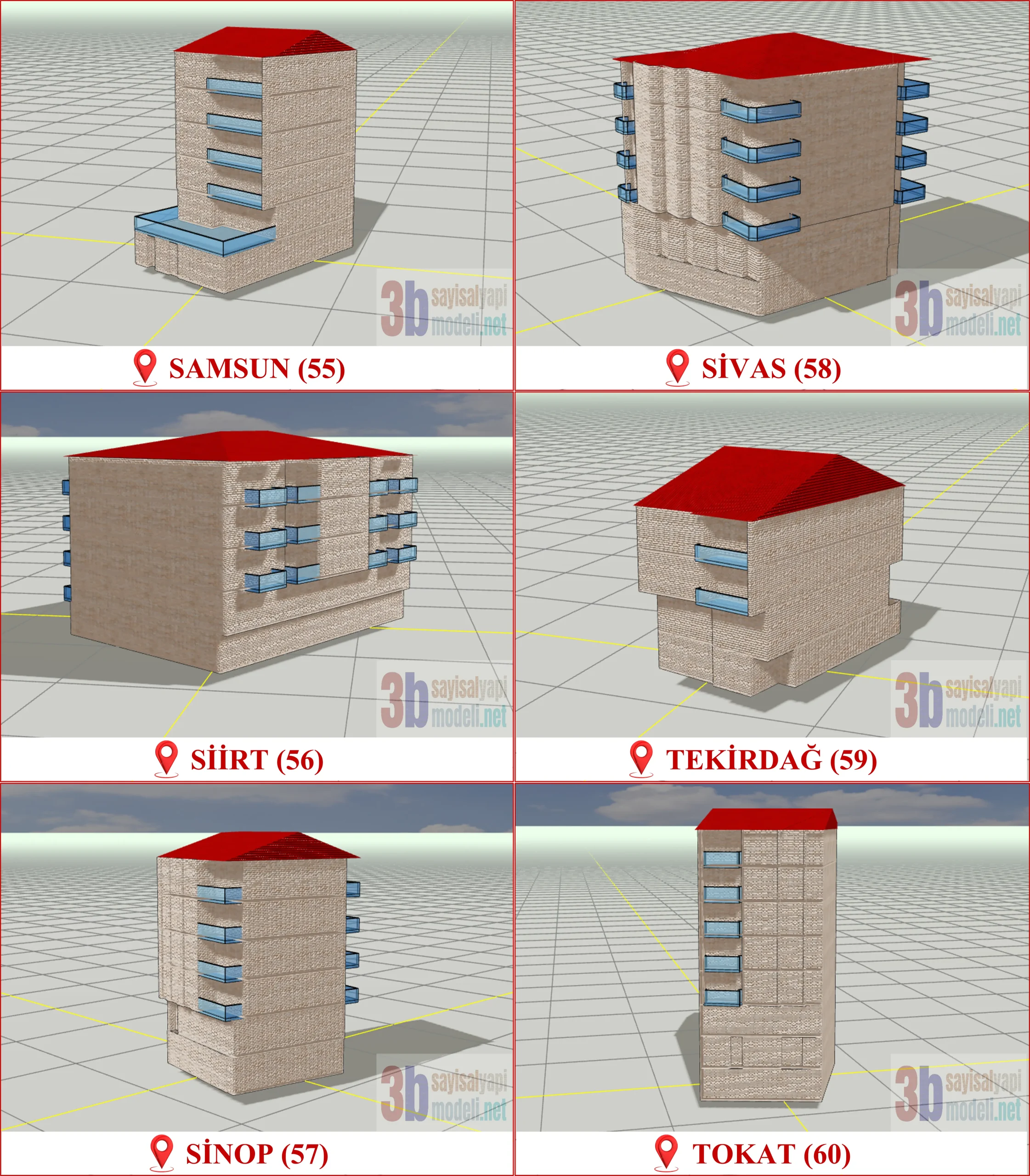 3 Boyutlu (3B) Sayısal Yapı Modeli Üretimi, Türkiye Genelinde TKGM Standartlarında Dijital Bina Üretim Rehberine Tam Uyumlu CityGML Üretimi