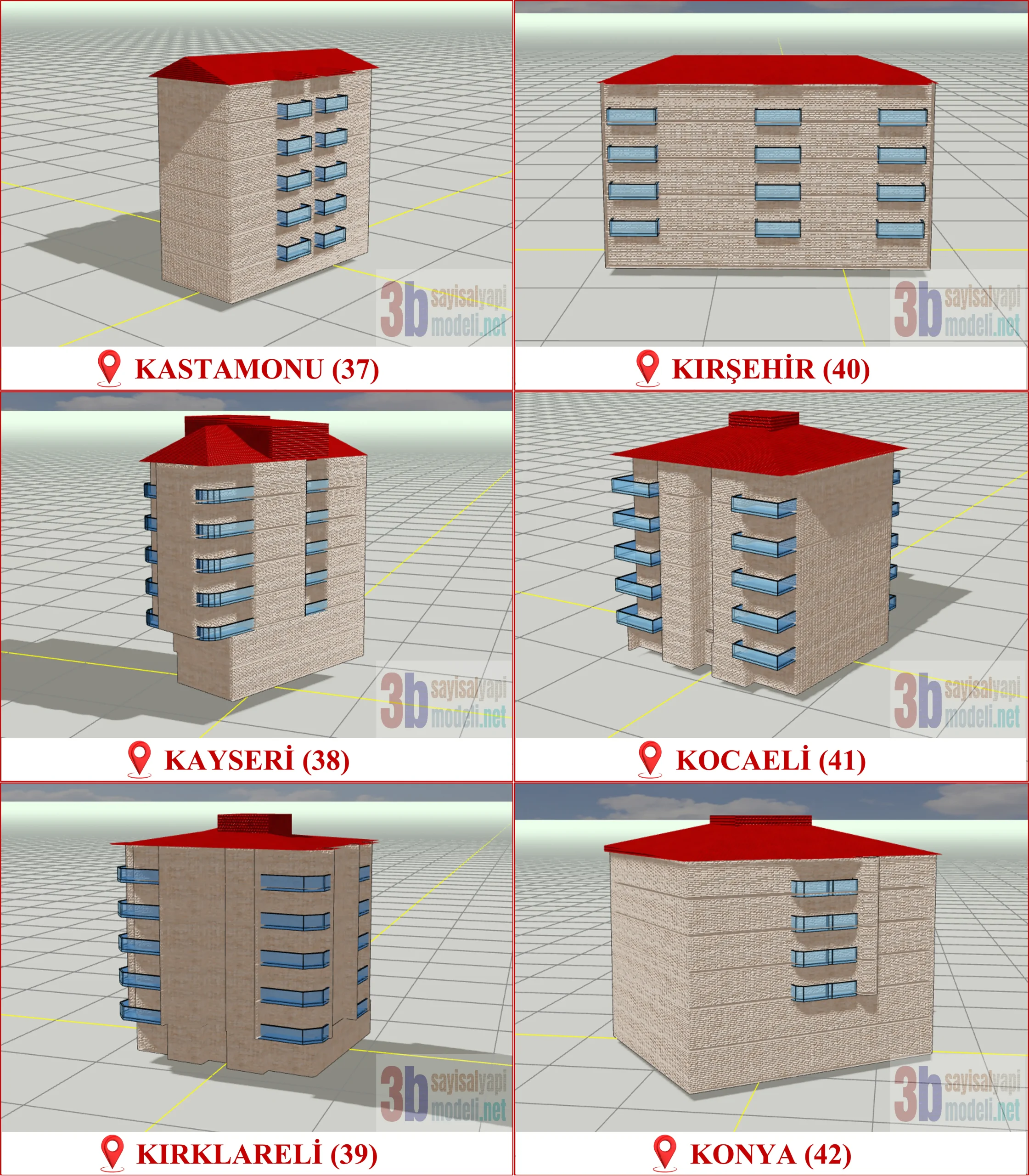 3 Boyutlu (3B) Sayısal Yapı Modeli Üretimi, Türkiye Genelinde TKGM Standartlarında Dijital Bina Üretim Rehberine Tam Uyumlu CityGML Üretimi