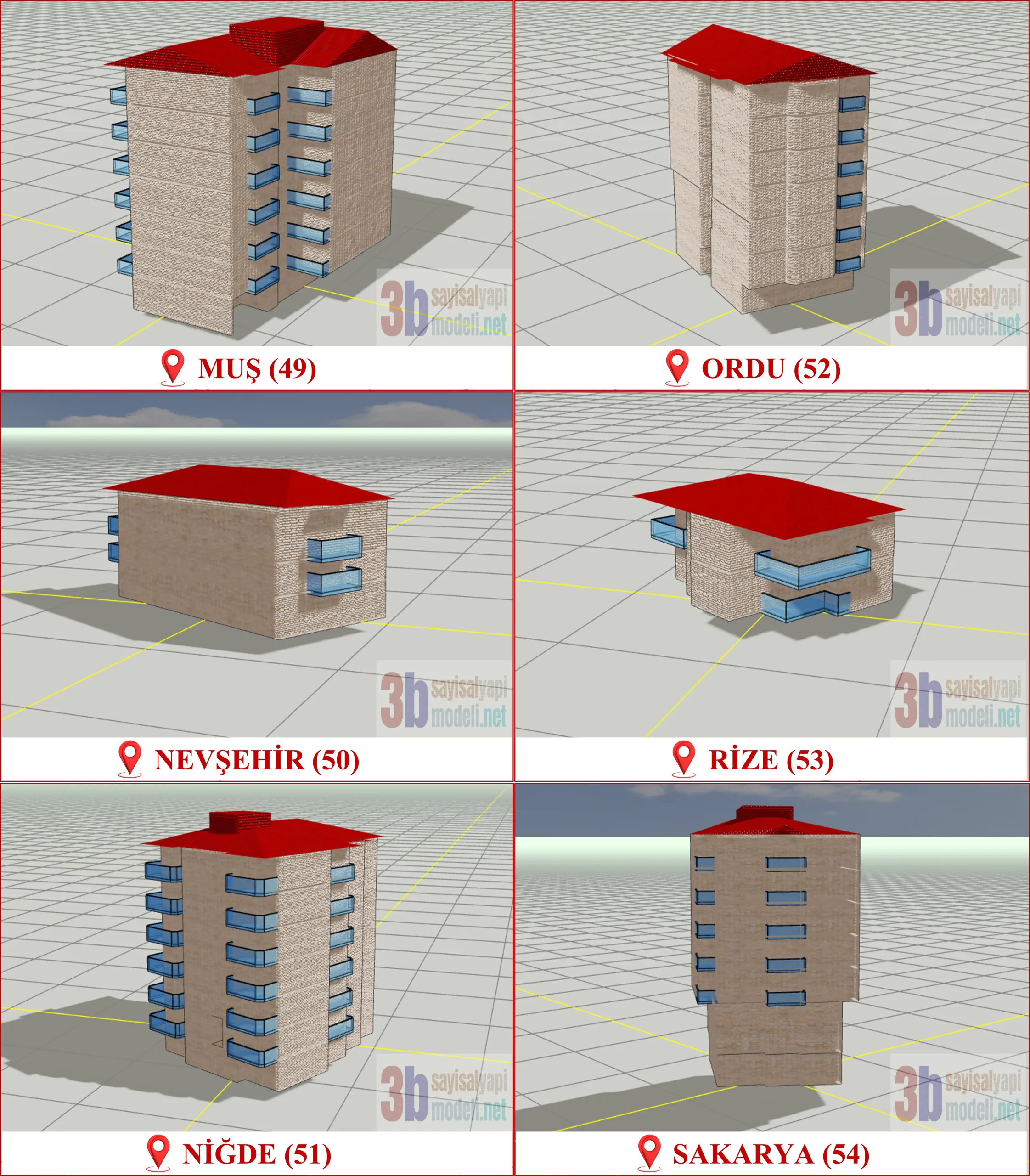 3 Boyutlu (3B) Sayısal Yapı Modeli Üretimi, Türkiye Genelinde TKGM Standartlarında Dijital Bina Üretim Rehberine Tam Uyumlu CityGML Üretimi