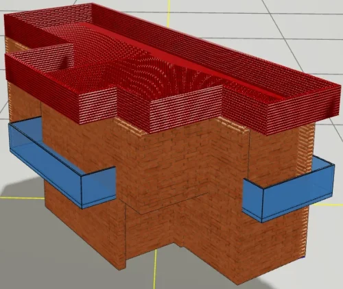 Dubleks Yapı için 3 Boyutlu Sayısal Yapı Modeli Örneği