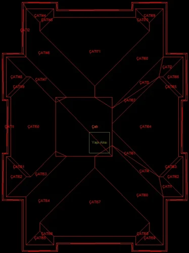 Eğimli Çatıya Sahip Yapı için Örnek 3 Boyutlu Sayısal Yapı Modeli Projesi