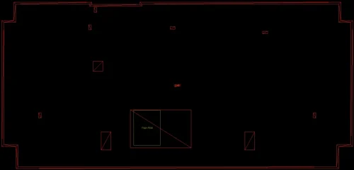 Ortak Teraslı Çatıya Sahip Yapı için 3 Boyutlu Sayısal Yapı Modeli Örneği - Çatı Çizimi