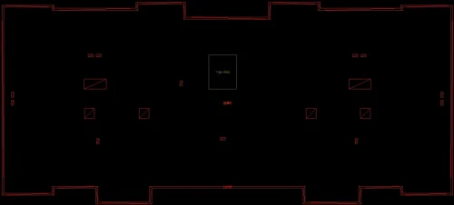 Ortak Teraslı Çatıya Sahip Yapı için 3 Boyutlu Sayısal Yapı Modeli Örneği - Çatı Çizimi