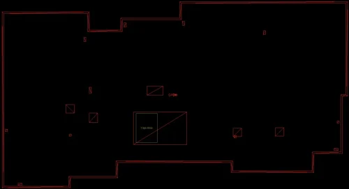 Ortak Teraslı Çatıya Sahip Yapı için 3 Boyutlu Sayısal Yapı Modeli Örneği - Çatı Çizimi